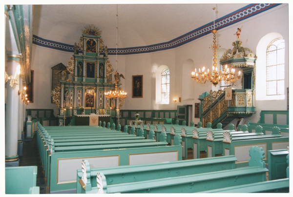 Ortelsburg, Ev. Kirche, Altar