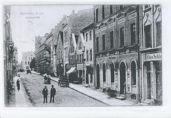 Guttstadt, Haidestraße, Geschäftshäuser