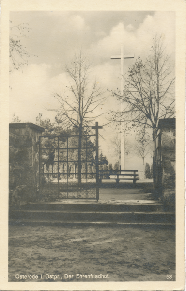 Osterode (Ostpr.), Ehrenfriedhof