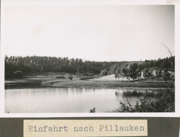 Kolonie Pillauken, Drewenzsee, Einfahrt nach Pillauken