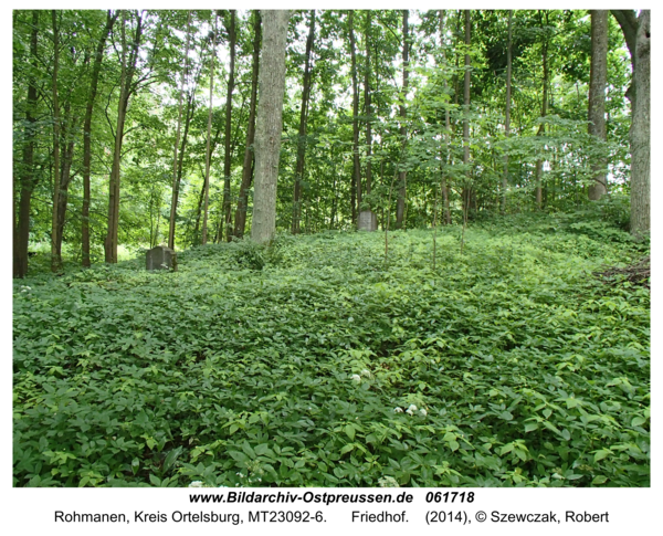 Rohmanen, Friedhof