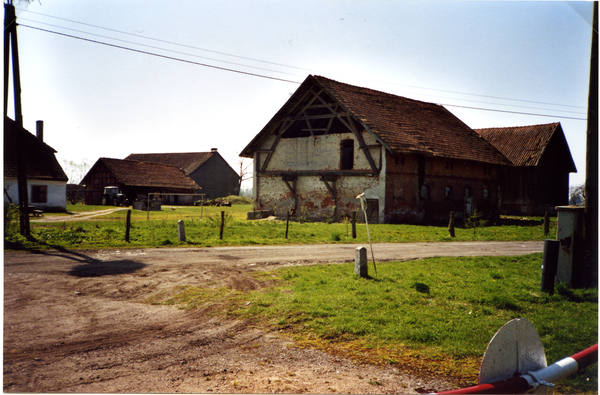 Schönbruch Kr. Bartenstein (Szczurkowo), Letztes Bauerngehöft Bauerngehöft in Szczurkowo vor der russischen Grenze