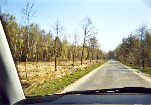 Schönbruch Kr. Bartenstein (Szczurkowo),  Chaussee nach Klingenberg (Ostre Bardo)