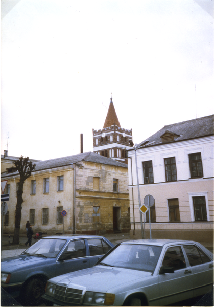 Friedland (Правдинск), Marktplatz mit Blick zur Kirche