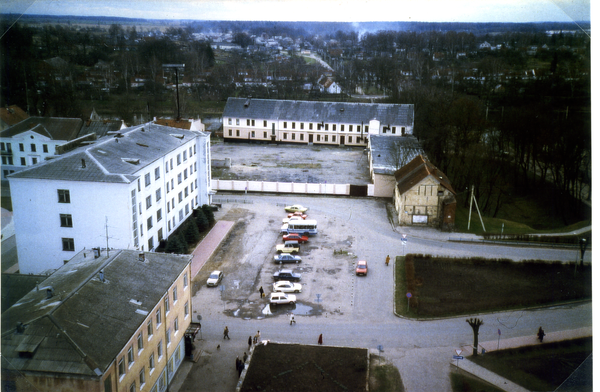 Friedland (Правдинск), Ortsansicht vom Kirchturm aus