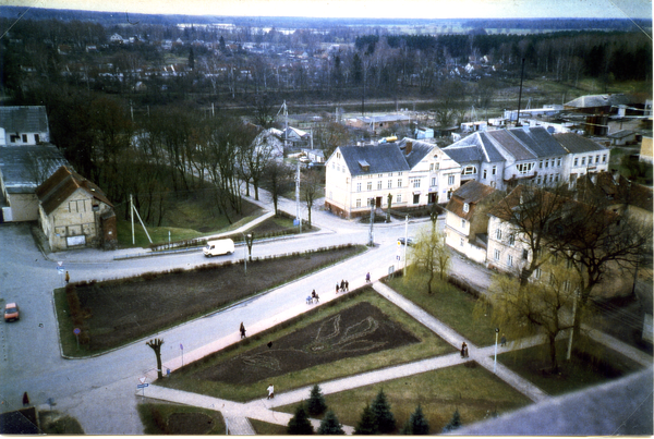 Friedland (Правдинск), Ortsansicht vom Kirchturm aus