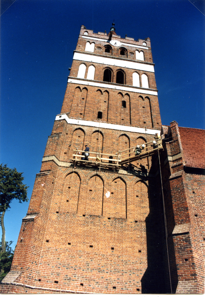 Friedland (Правдинск), Restaurierungsarbeiten an der Kirche