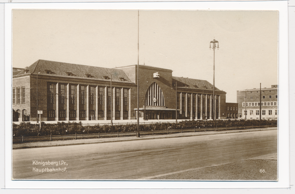 Königsberg, Reichsplatz, Hauptbahnhof