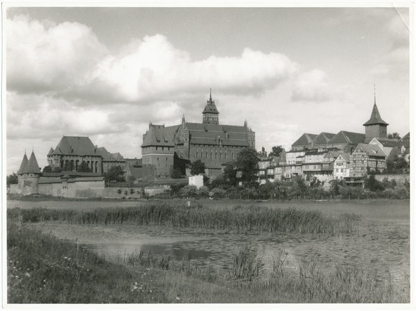 Marienburg i. Westpr., Die Marienburg von der Nogatseite