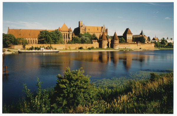 Marienburg i. Westpr., Die Marienburg von der Nogatseite