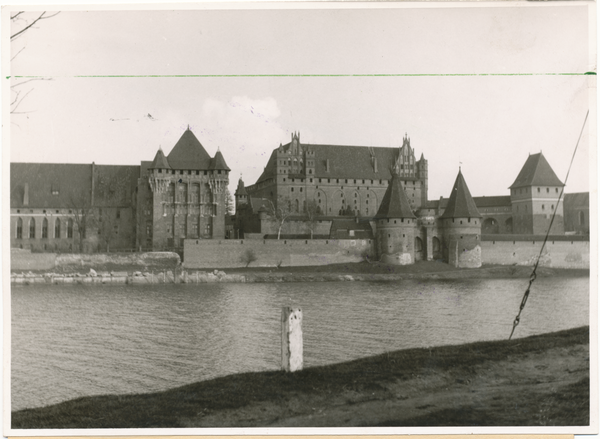 Marienburg i. Westpr., Die Marienburg von der Nogatseite