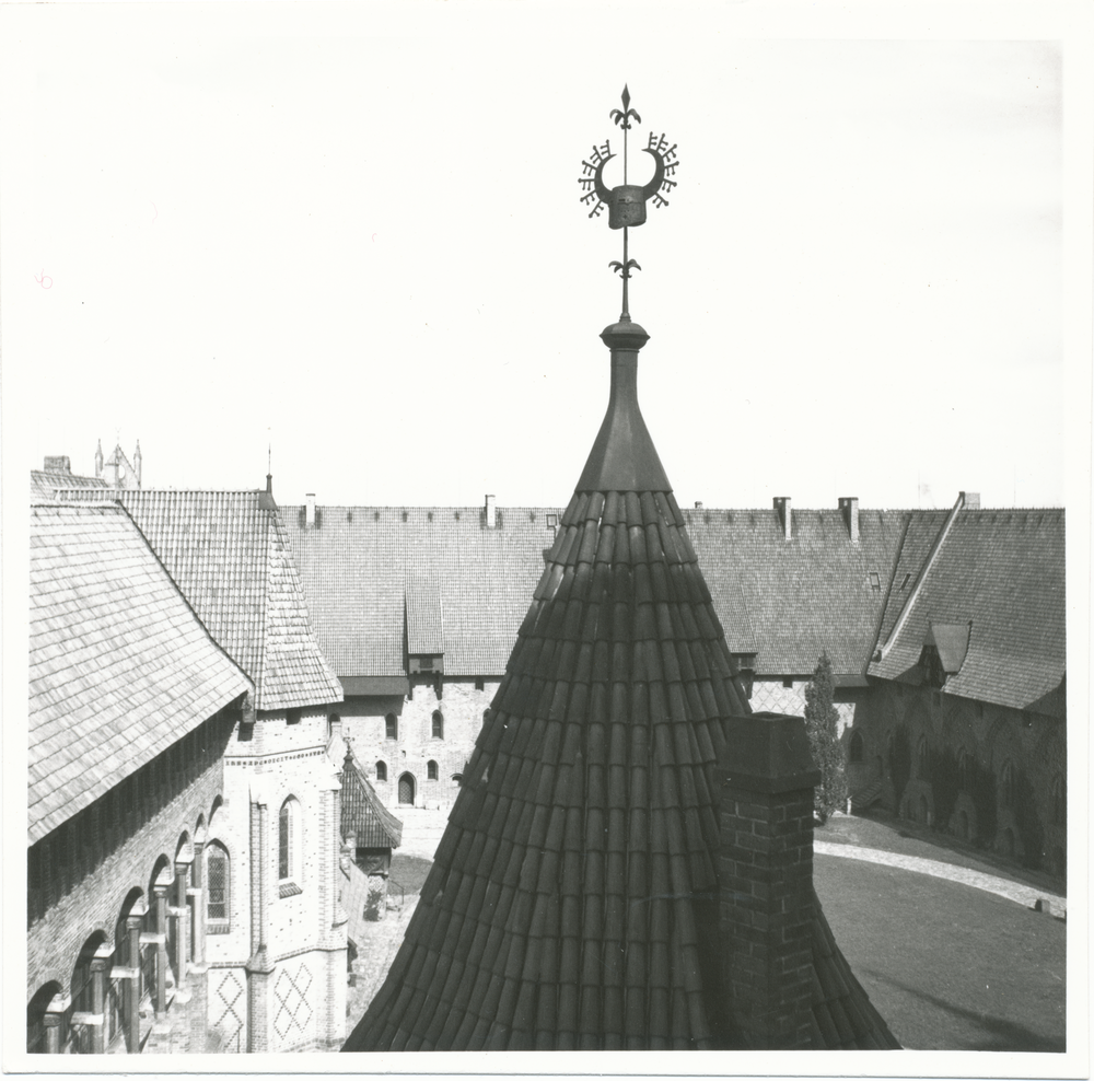 Marienburg, Blick in den Innenhof der Ordensburg