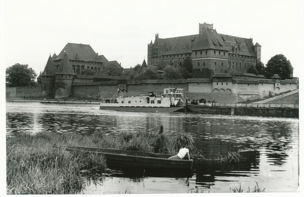 Marienburg i. Westpr., Die Marienburg von der Nogatseite