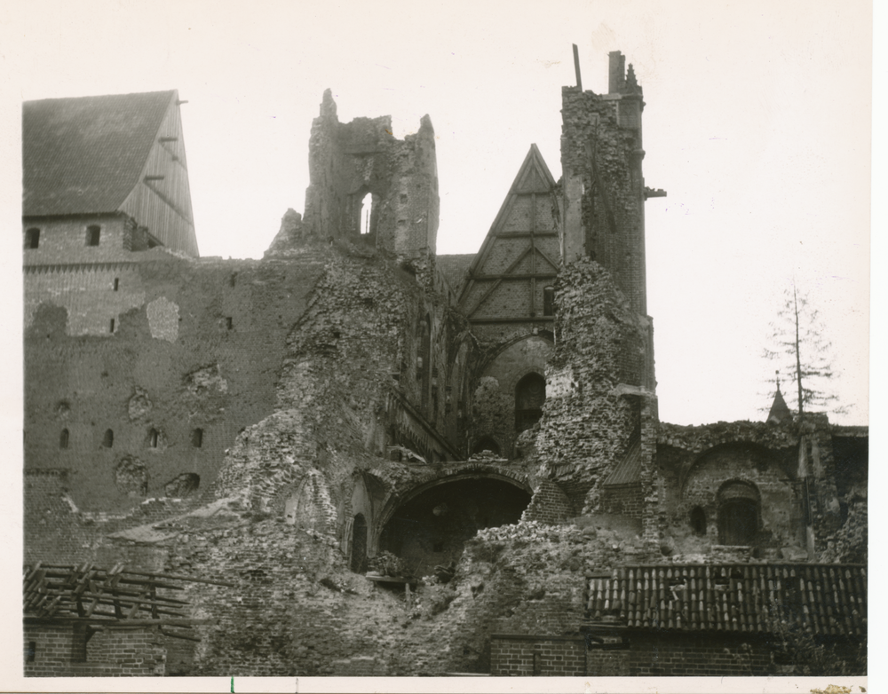 Marienburg i. Westpr., Schloßkirche zerstört