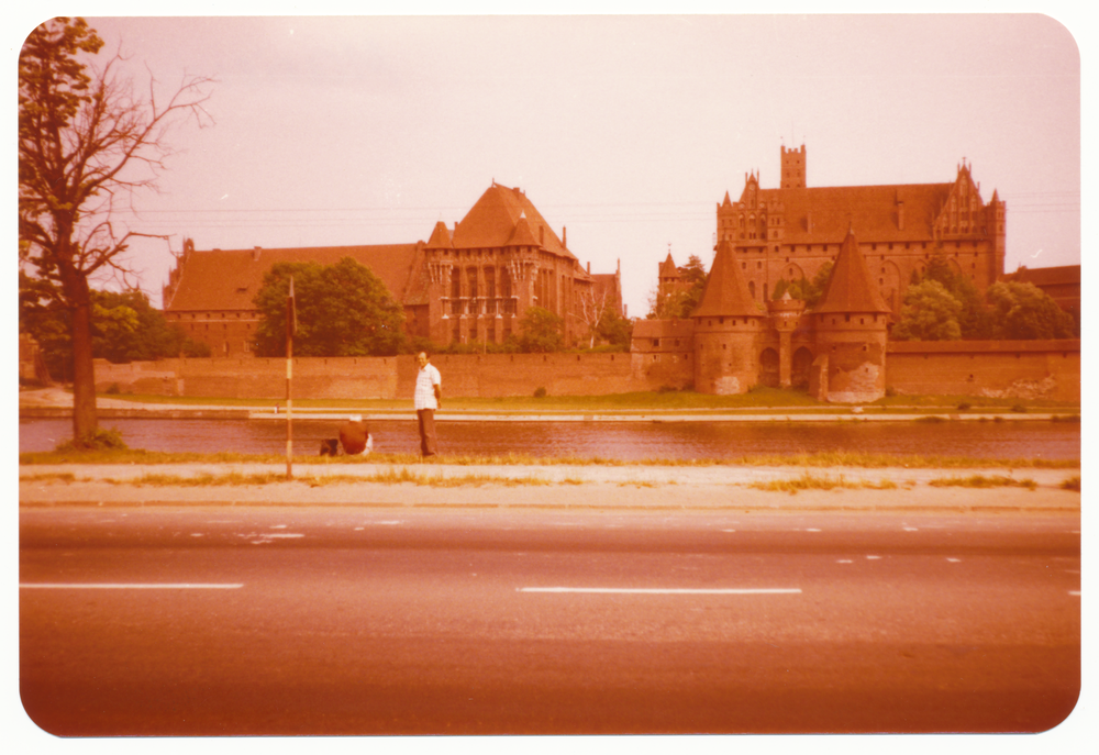 Marienburg i. Westpr., Die Marienburg von der Nogatseite