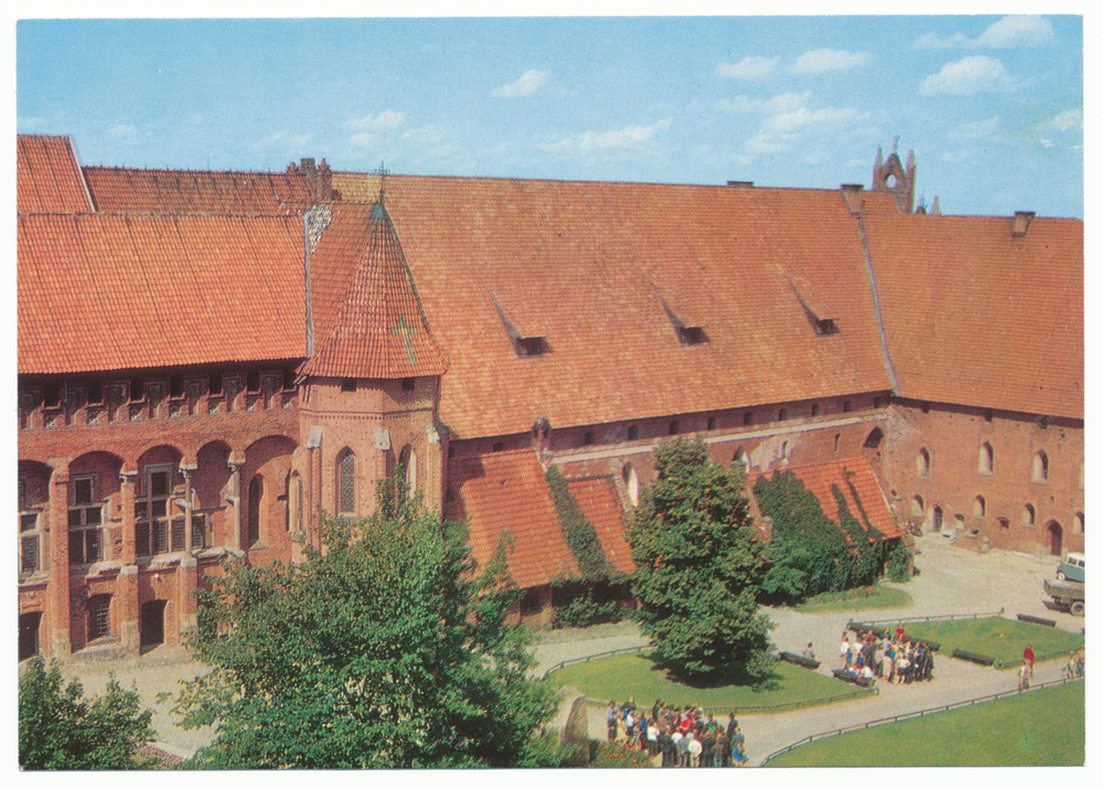 Marienburg, Blick in den Innenhof der Ordensburg