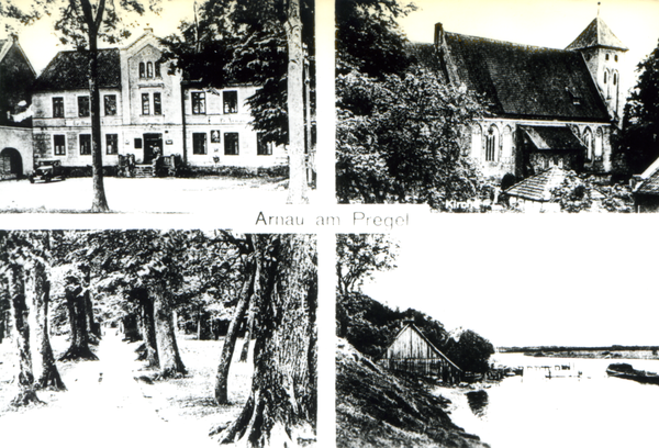 Arnau Kr. Samland, Postkarte, 4 Motive