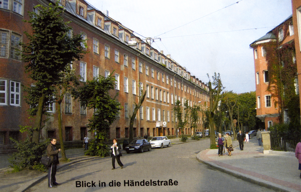 Königsberg (Калининград), Blick in die ehemalige Händelstraße