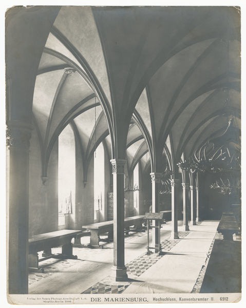 Marienburg i. Westpr., Hochschloss, Konvents-Remter, Speisesaal