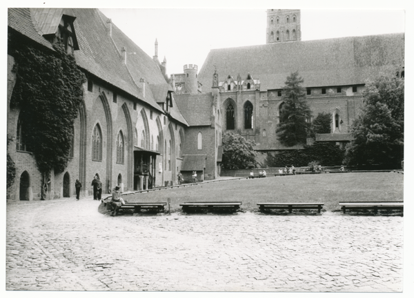 Marienburg, Blick in den Innenhof der Ordensburg