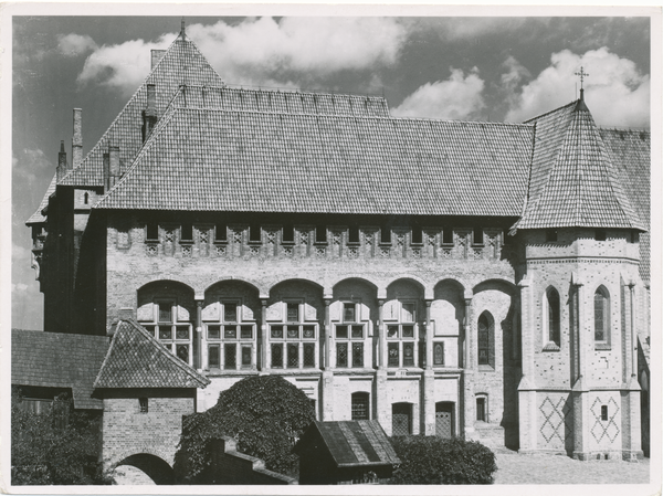 Marienburg i. Westpr., Die Marienburg, Hochmeisterpalast, Hofseite