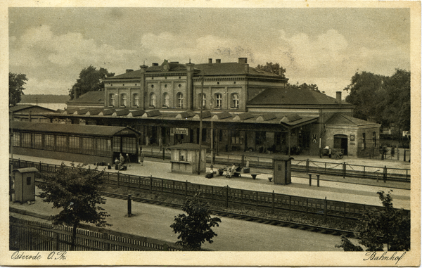 Osterode (Ostpr.), Bahnhof