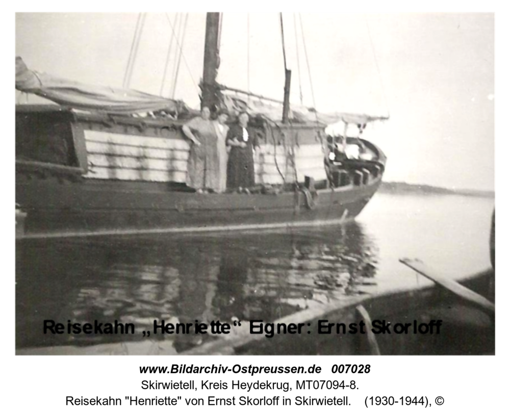 Reisekahn "Henriette" von Ernst Skorloff in Skirwietell