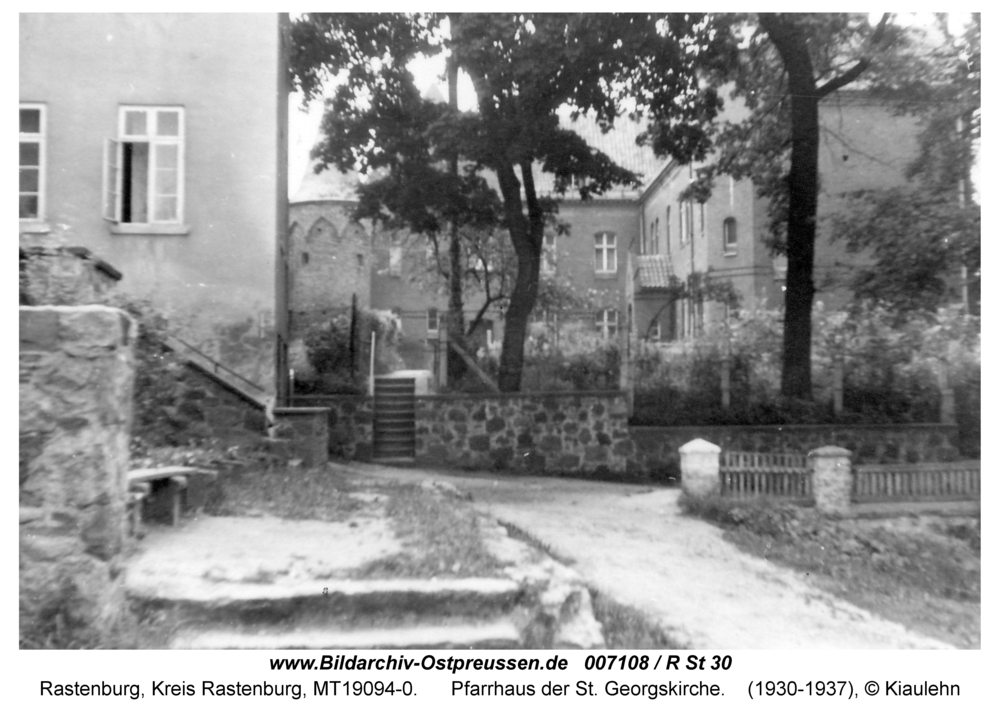 Rastenburg, St. Georg, Pfarrhaus
