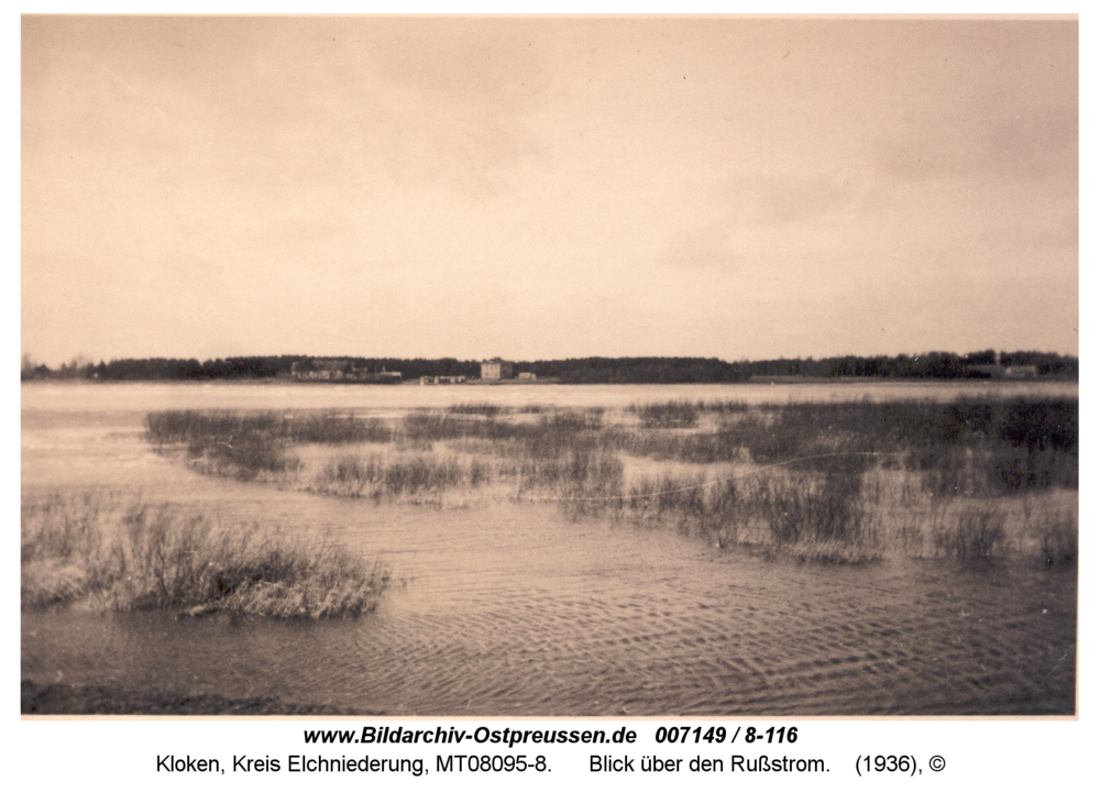 Kloken, Blick über den Rußstrom