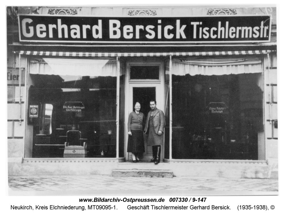 Neukirch 17, Geschäft Tischlermeister Gerhard Bersick