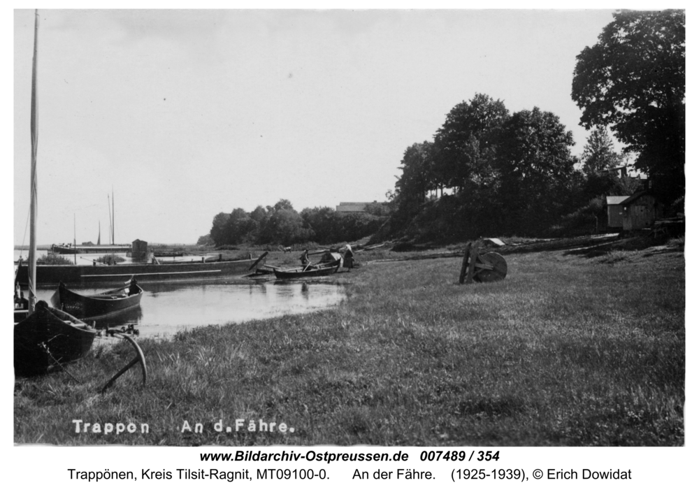 Trappen, An der Fähre