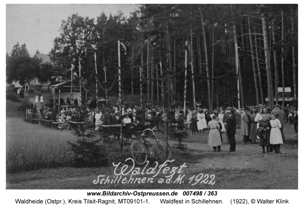 Waldheide, Waldfest in Schillehnen