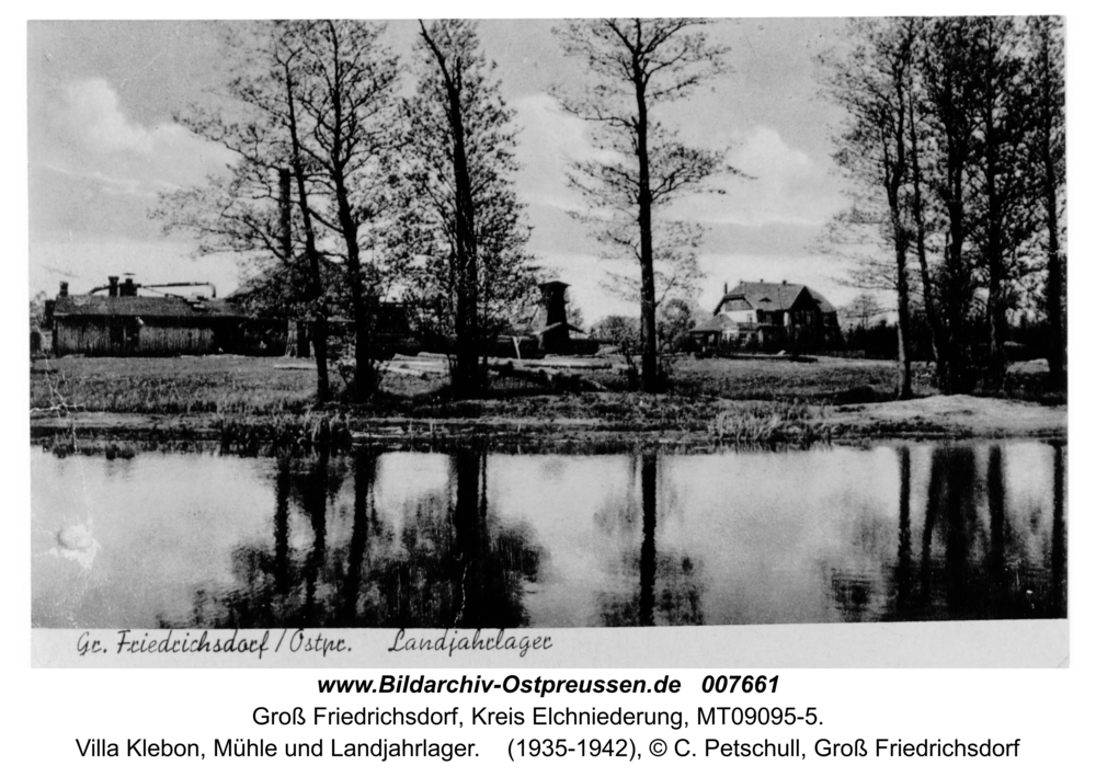 Groß Friedrichsdorf, Villa Klebon, Mühle und Landjahrlager