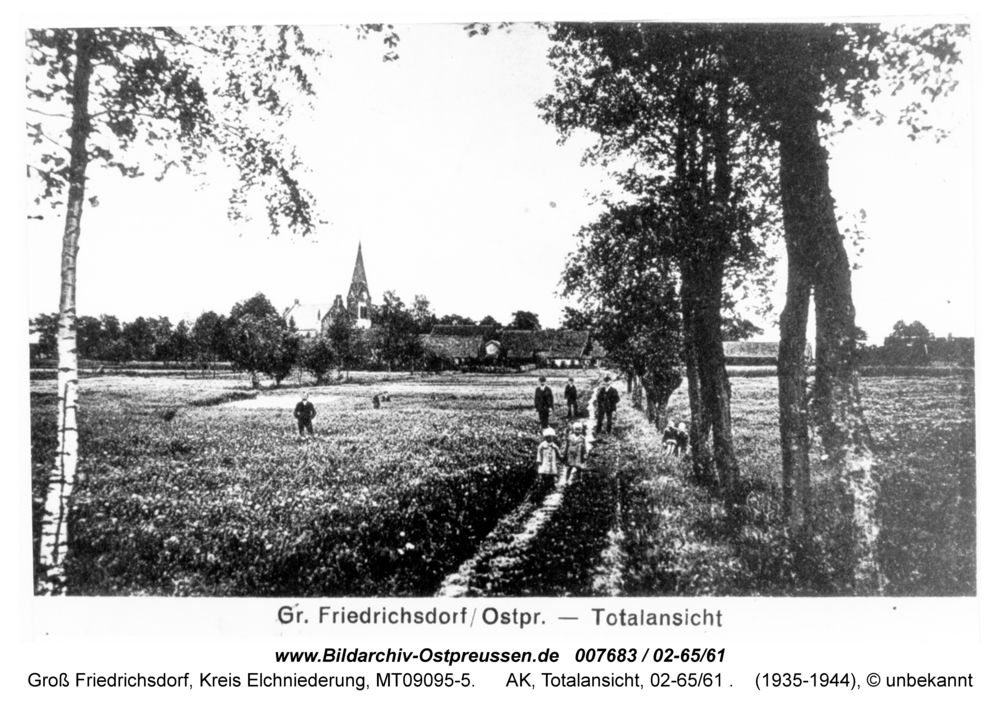 Groß Friedrichsdorf, AK, Totalansicht, 02-65/61