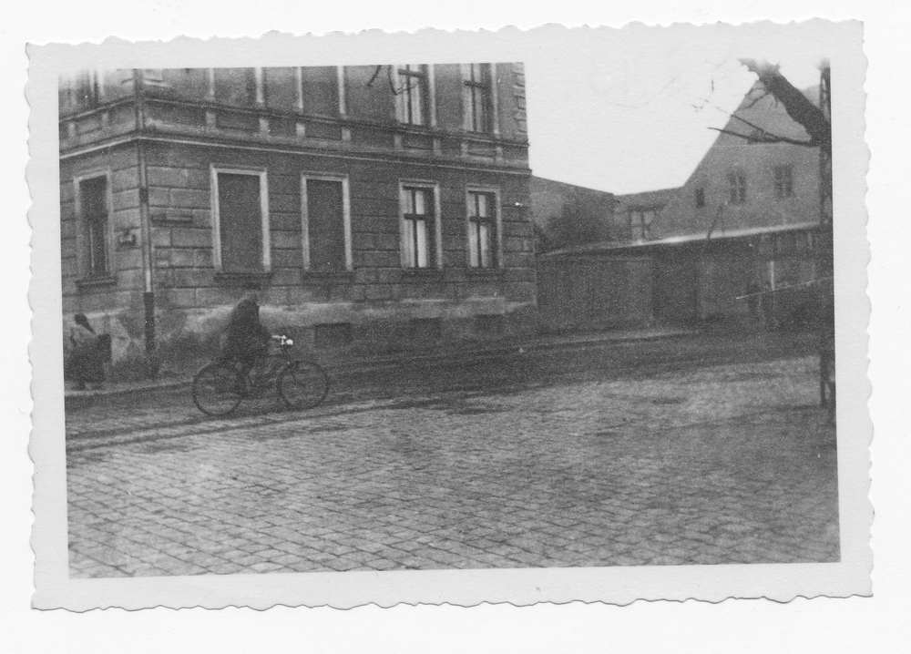 Tilsit, Speichergasse Ecke Deutsche Straße mit Blick nach Norden