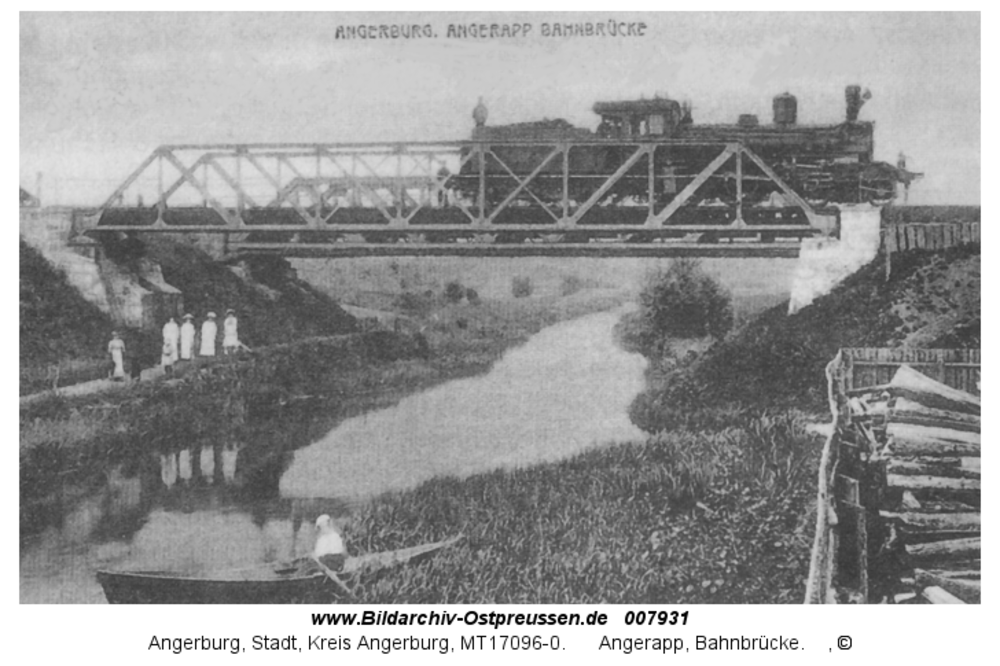Angerburg 37, Angerapp, Bahnbrücke