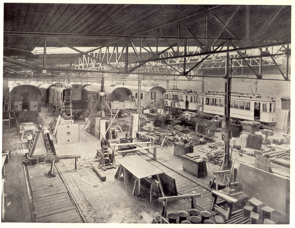 Königsberg, Fa. Leopold Steinfurt, Montagehalle B, Fertigmontage für Personenwagen