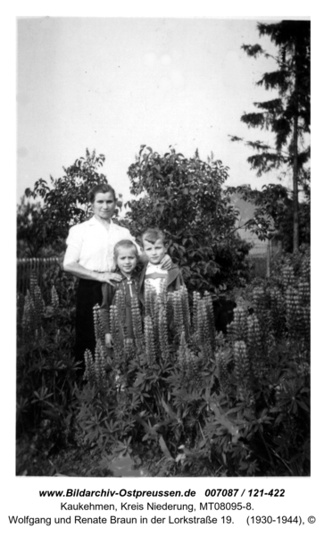 Kuckerneese. Gertrud, Wolfgang und Renate Braun in der Lorkstraße 19