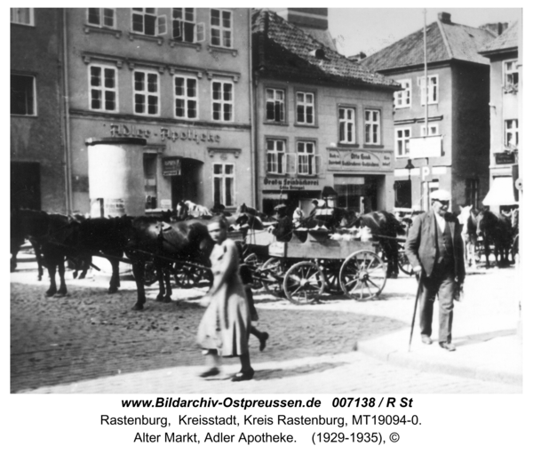 Rastenburg, Alter Markt, Adler Apotheke