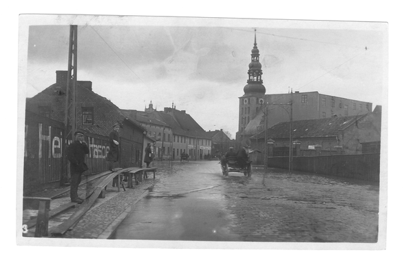 Tilsit, Überschwemmung in der Dammstraße