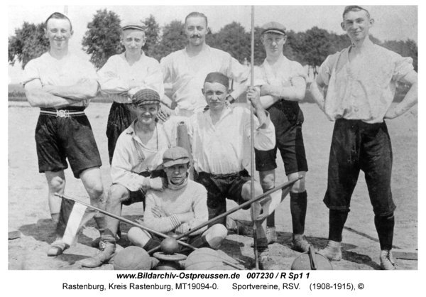 Rastenburg, Sportvereine, RSV, Mitbegründer 1908