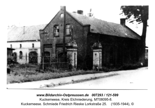 Kuckerneese. Schmiede Friedrich Rieske Lorkstraße 25