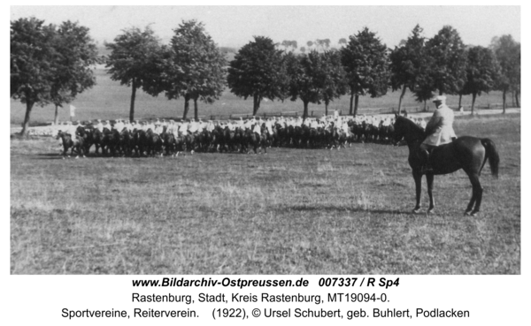 Rastenburg, Sportvereine, Reiterverein