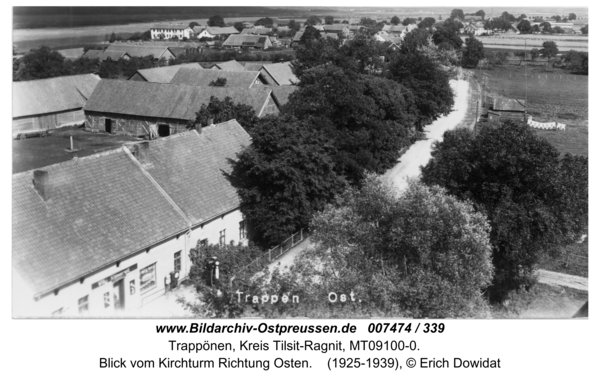 Trappen, Blick vom Kirchturm Richtung Osten