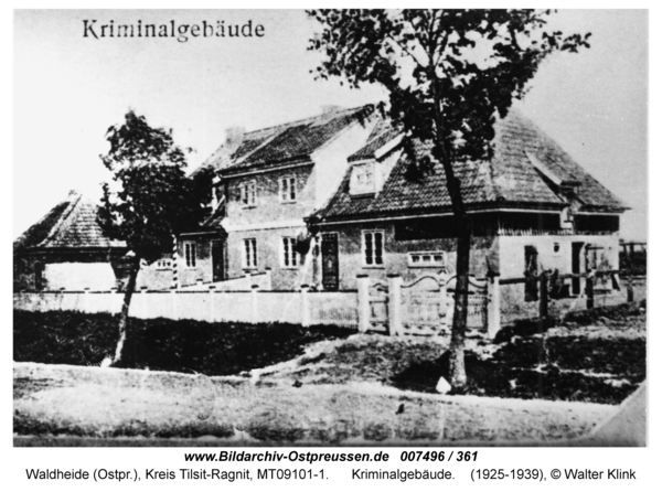 Waldheide, Kriminalgebäude