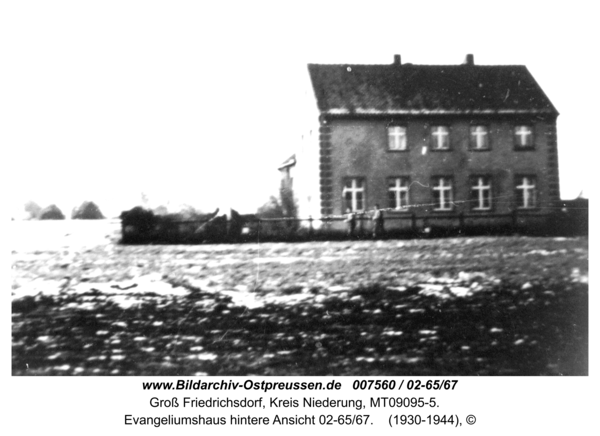 Groß Friedrichsdorf, Evangeliumshaus hintere Ansicht 02-65/67