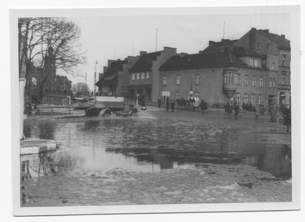 Tilsit, Fletcherplatz, Hochwasser