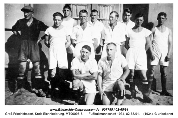 Groß Friedrichsdorf, Fußballmannschaft 1934, 02-65/91