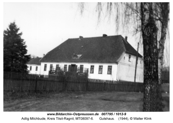 Adlig Milchbude, Gutshaus