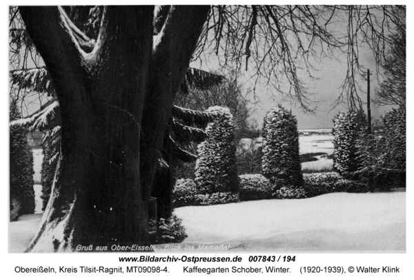 Obereißeln, Kaffeegarten Schober, Winter